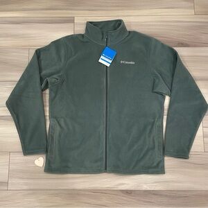 NWT COLUMBIA Men's Timber Ridge Full Zip Fleece Jacket with Pockets Size Large